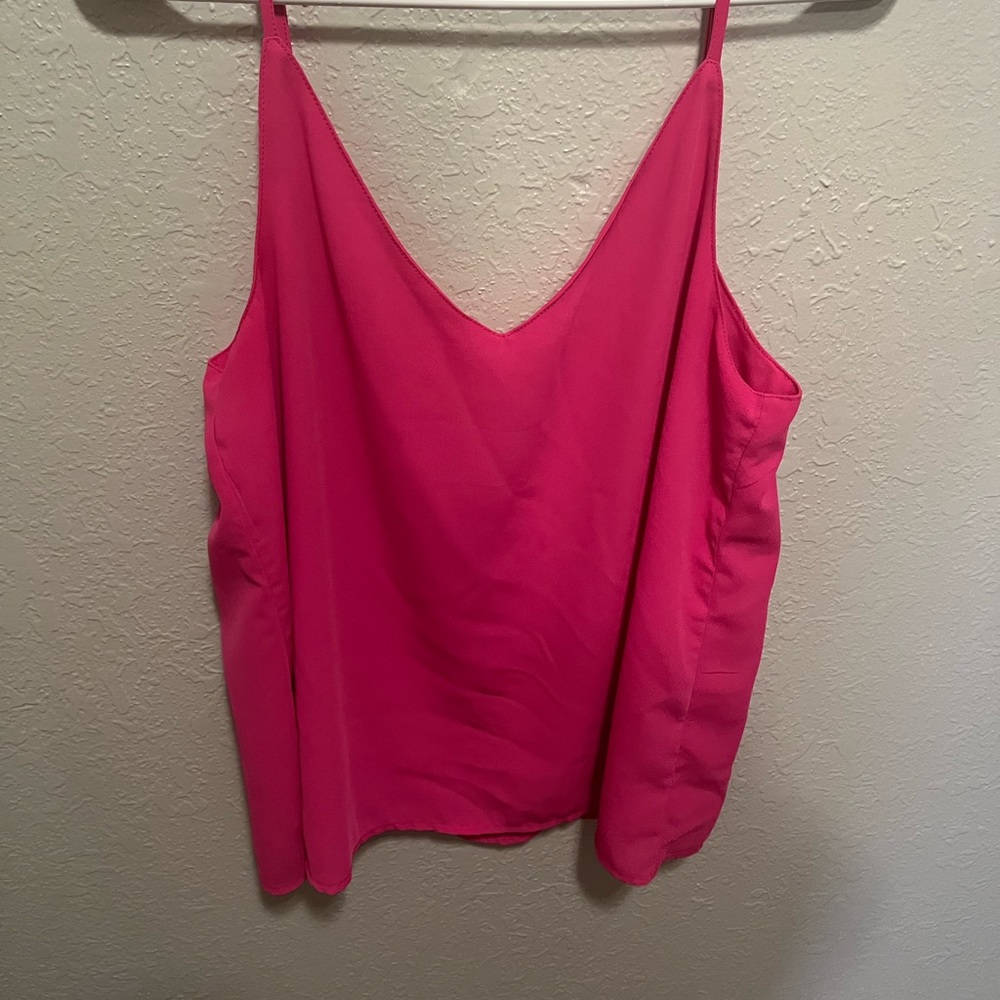 Silk pink top